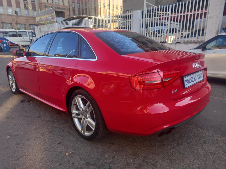 2013 AUDI A4 TFSI 2.0 PETROL, AUTOMATIC SUNROOF, RED COLOUR