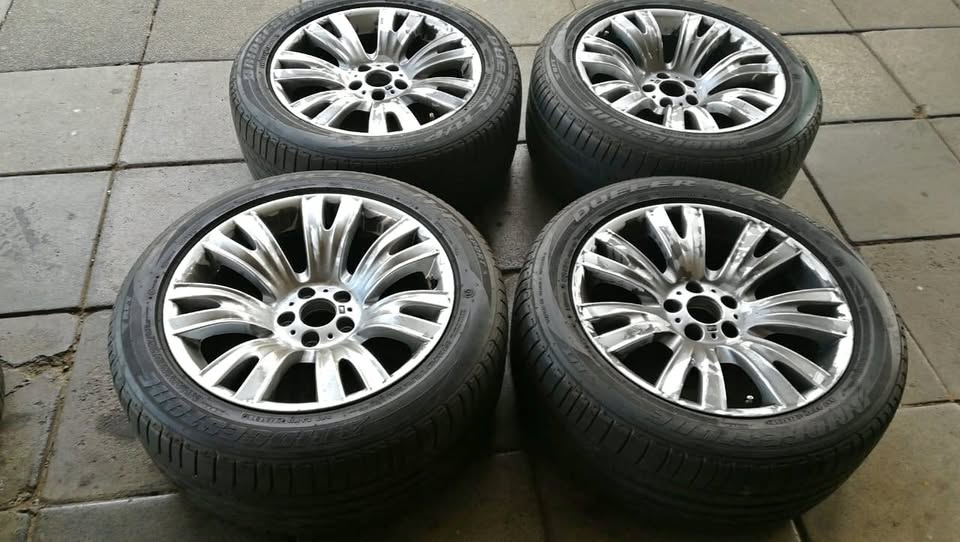 Set of original BMW 19inch X3 & X5 mags with tyres for sell - Private Seller Set of original BMW 19inch X3 & X5 mags with tyres for sell - Private Seller