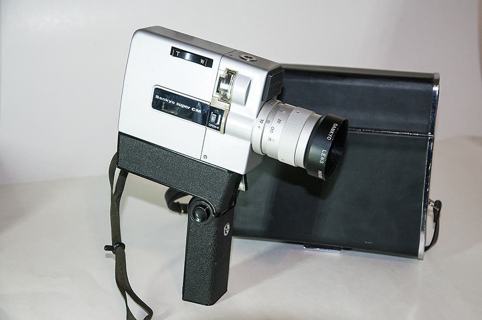 Cine Camera (Sankyo) with original case and manual