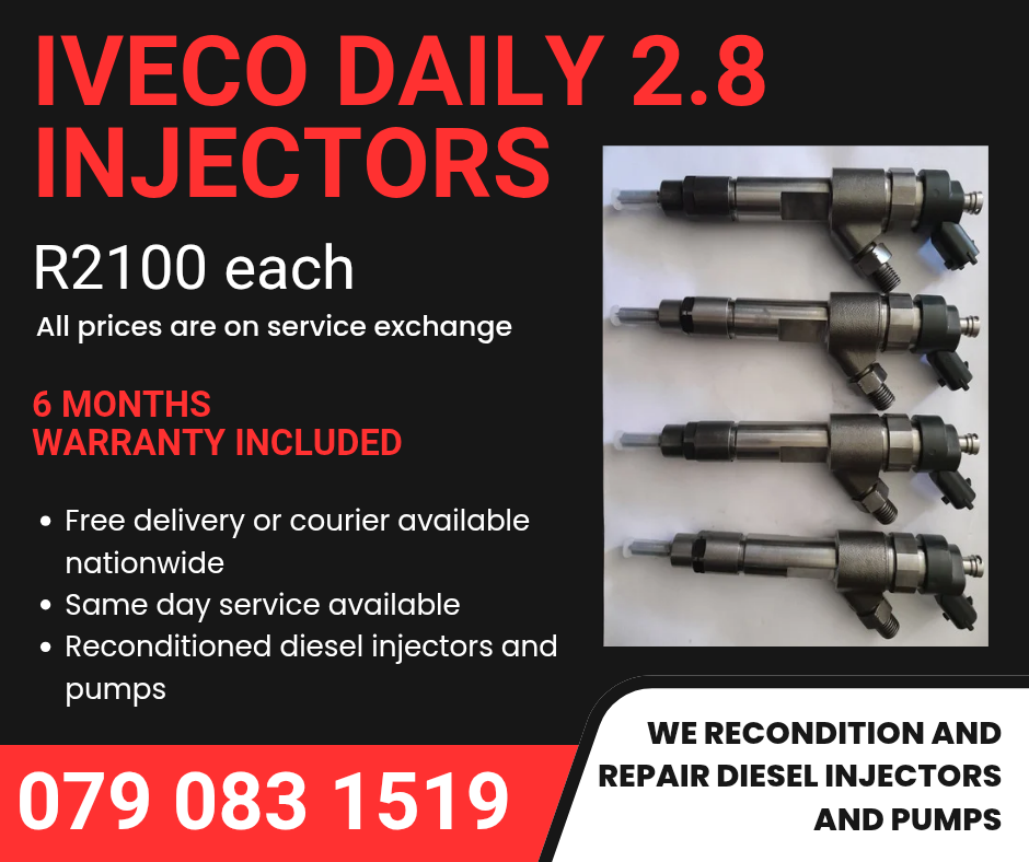 IVECO DAILY 2.8 INJECTORS FOR SALE WITH WARRANTY - Private Seller IVECO DAILY 2.8 INJECTORS FOR SALE WITH WARRANTY - Private Seller