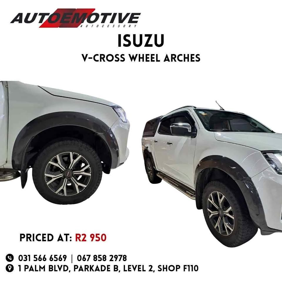 Isuzu V-Cross Wheel Arches - Private Seller