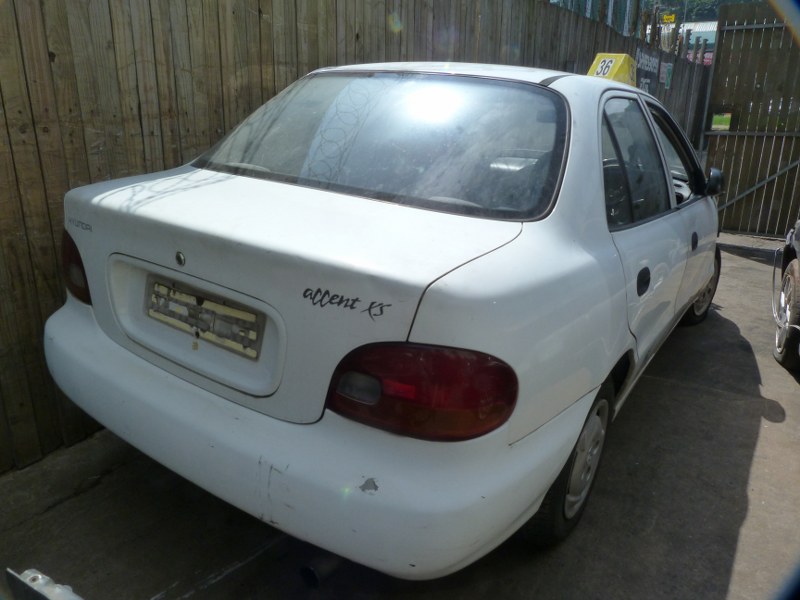 Hyundai Accent 1.3 XS Manual White - 1997 SPARESBOYZ STRIPPING FOR SPARES - Private Seller Hyundai Accent 1.3 XS Manual White - 1997 SPARESBOYZ STRIPPING FOR SPARES - Private Seller