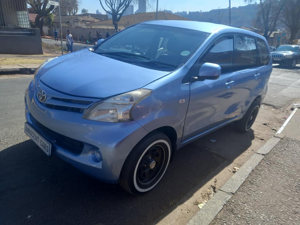 2013 TOYOTA AVANZA 1.5 SX PETROL, MANUAL, BLUE COLOR, MILEAGE