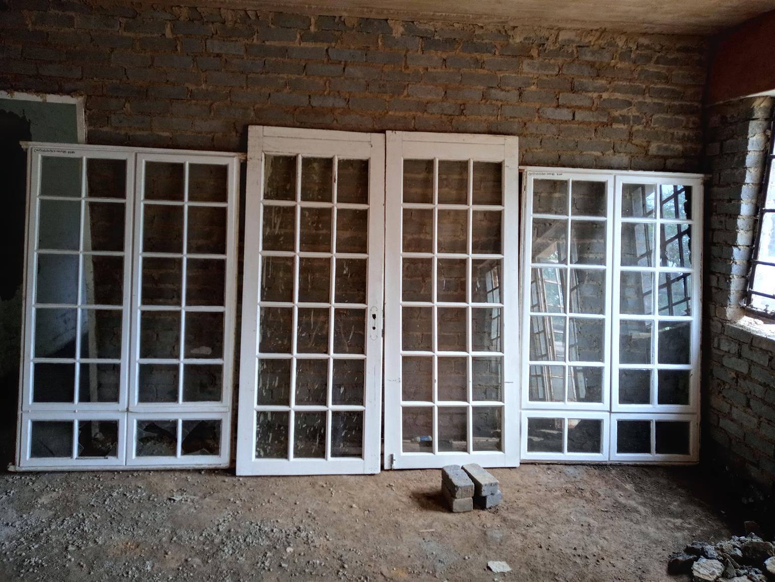 Cottage Pane Windows And Door Frame Junk Mail