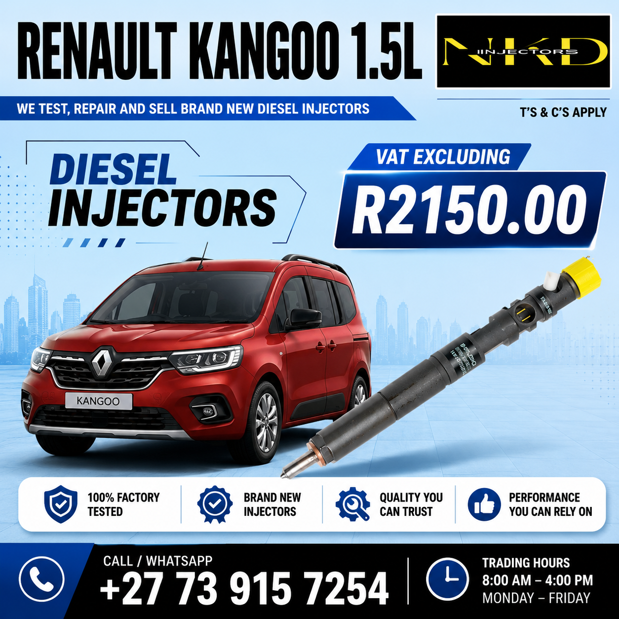 Renault_Kangoo_1.5L_Delphi_Injectors - Private Seller Renault_Kangoo_1.5L_Delphi_Injectors - Private Seller