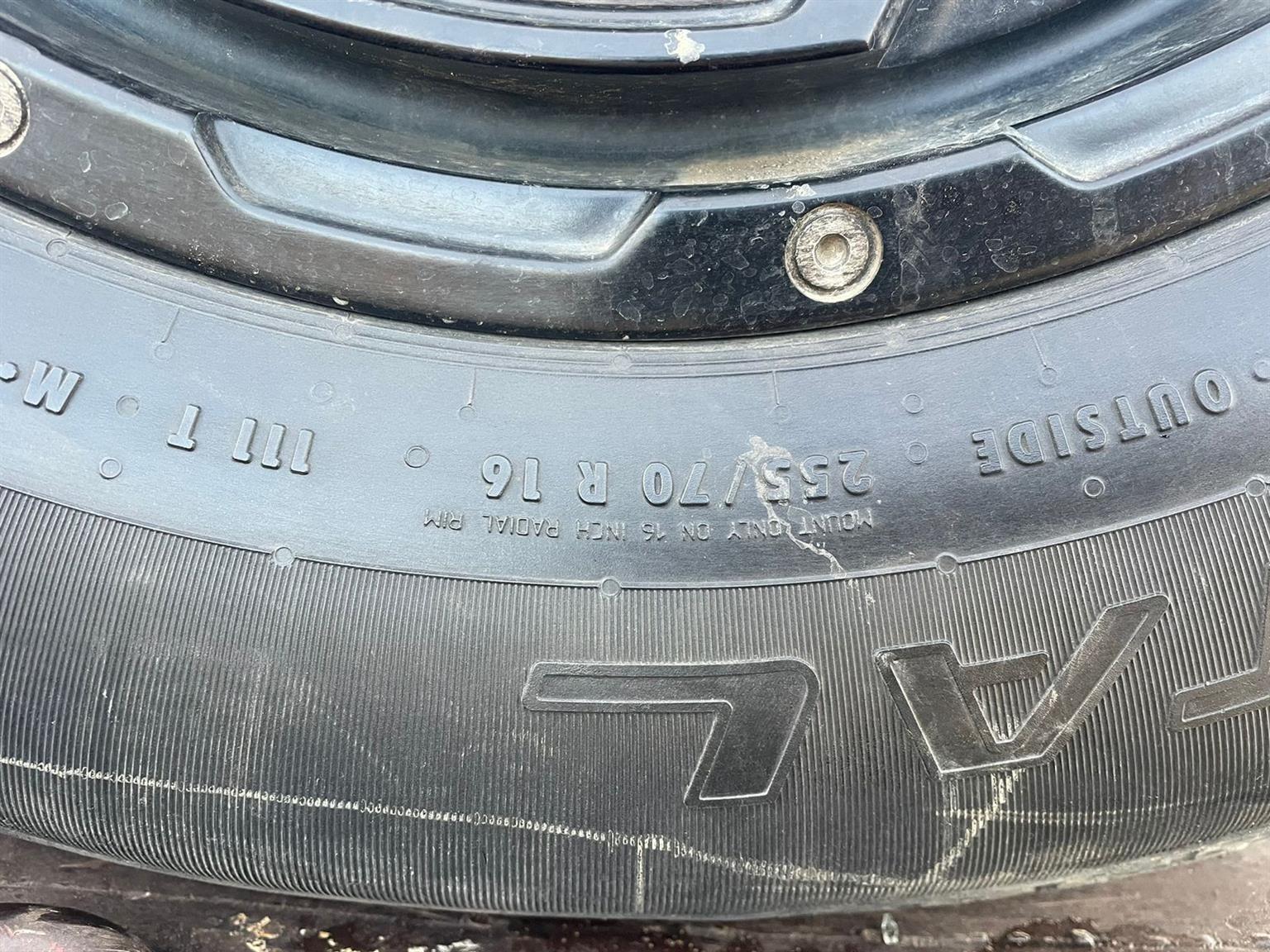 Ford Ranger tyre and rim for sale - Private Seller