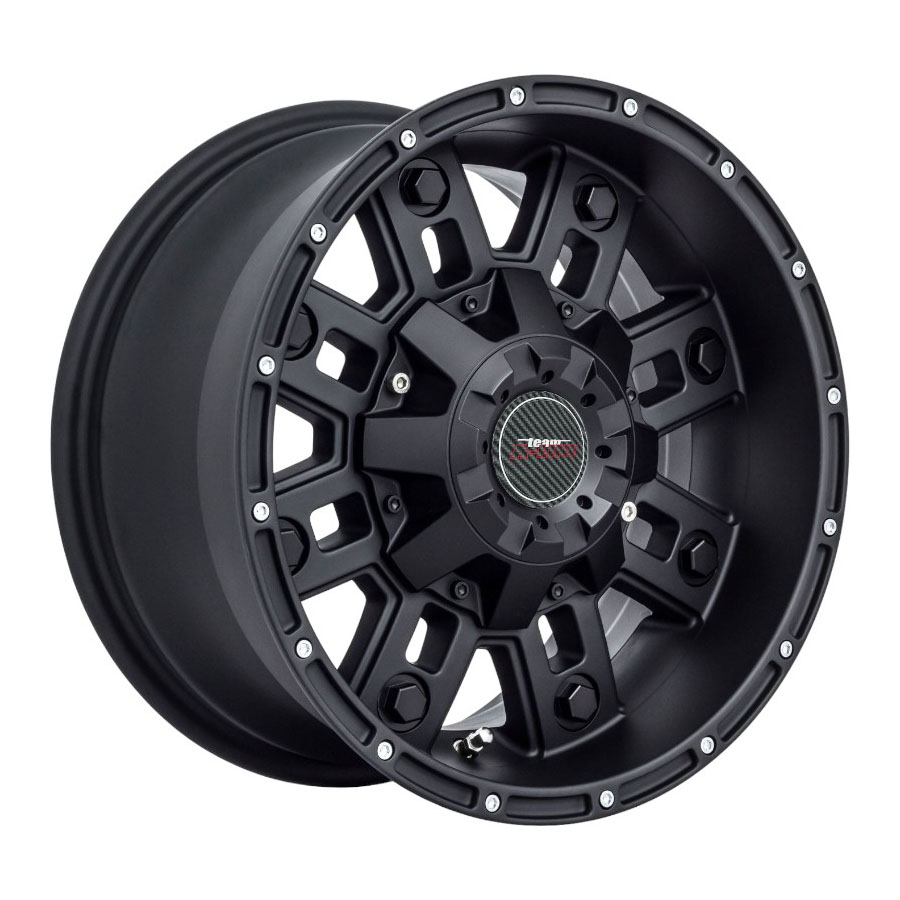 17″ A-Line Bullet 6/139 Satin Black Machine Lip Alloy Wheels