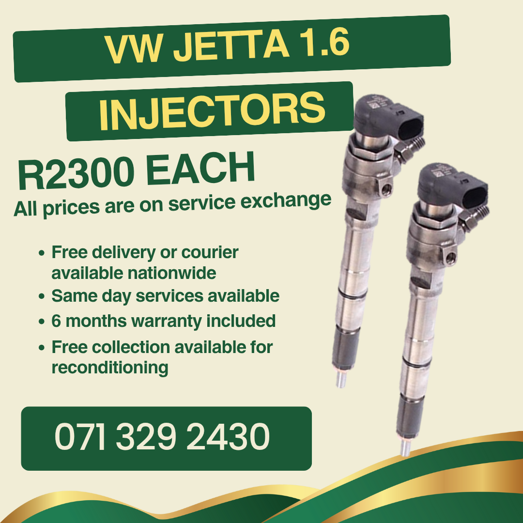 VW JETTA 1.6 DIESEL INJECTORS FOR SALE WITH WARRANTY - Private Seller VW JETTA 1.6 DIESEL INJECTORS FOR SALE WITH WARRANTY - Private Seller