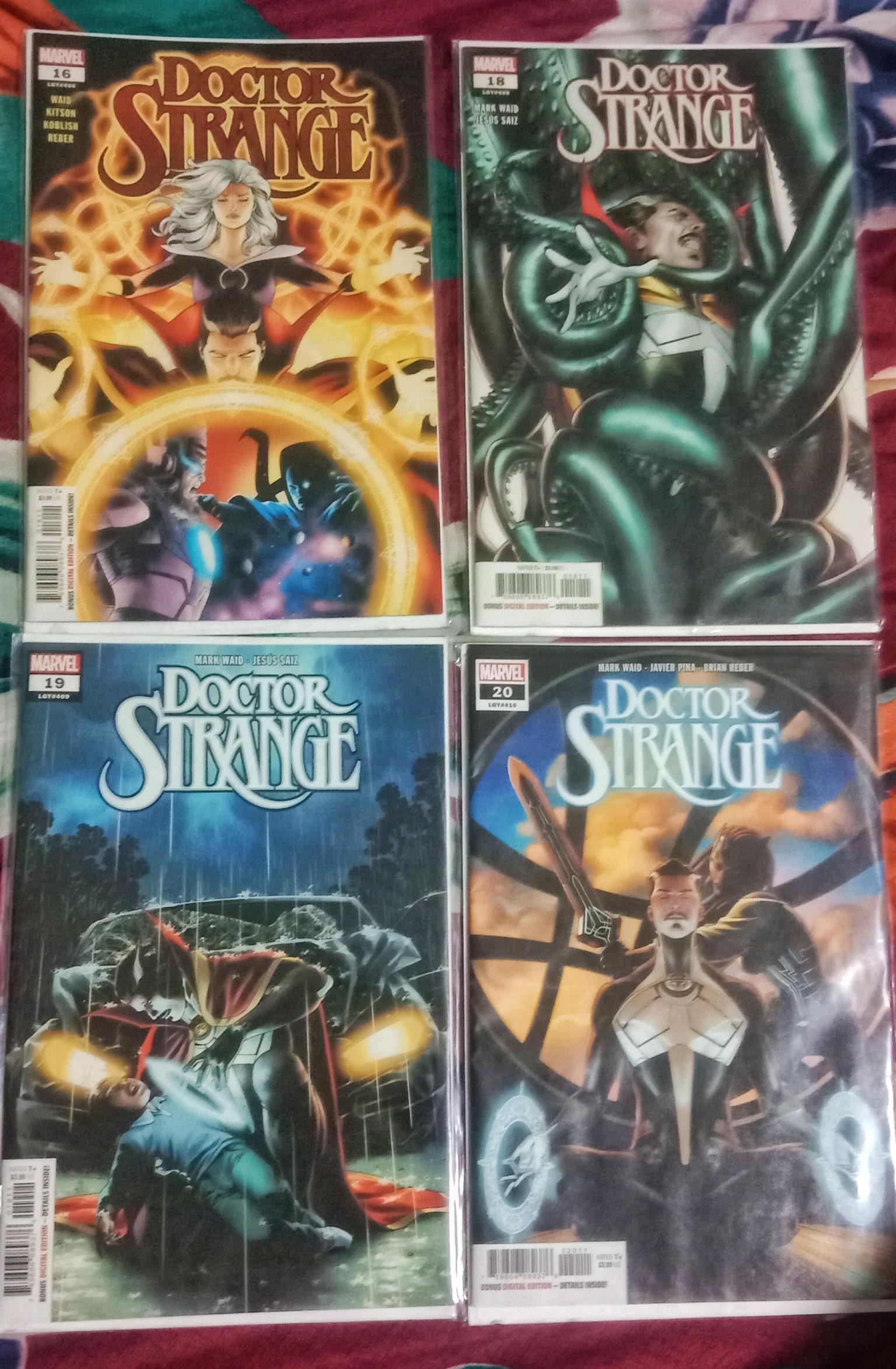 Collectors comic books of doctor strange in very good condition never been open Collectors comic books of doctor strange in very good condition never been open