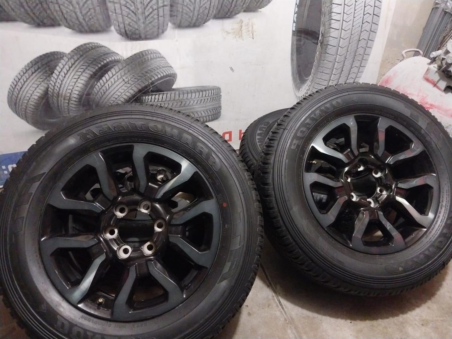 18" Toyota Legend 50 Rs original mags with brand new 265/60/18 Dunlop Grandtrek - Private Seller 18" Toyota Legend 50 Rs original mags with brand new 265/60/18 Dunlop Grandtrek - Private Seller