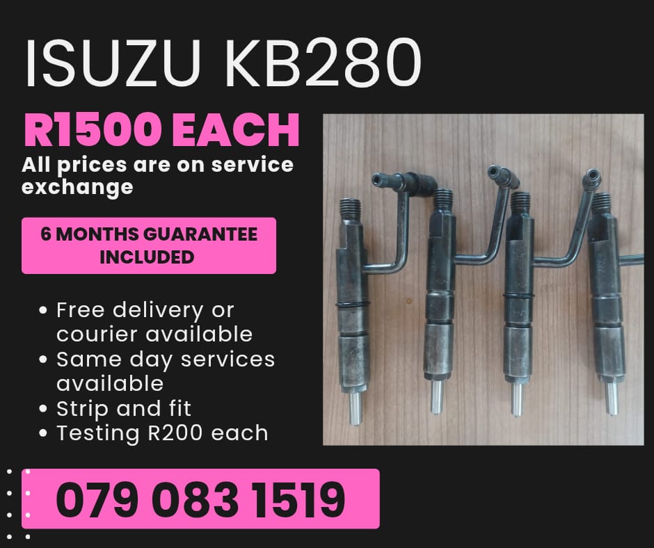 ISUZU KB280 INJECTORS FOR SALE WITH WARRANTY INCLUDED - Private Seller