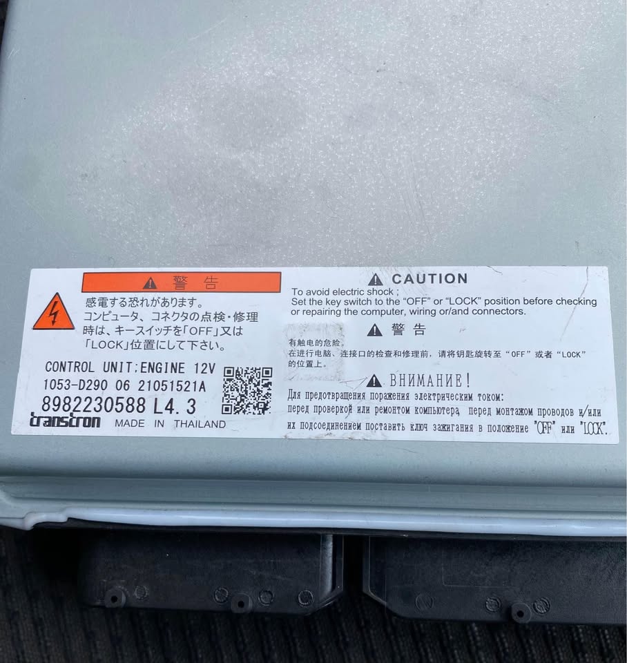New Isuzu Transtron ECU for engine RZ4E, - Private Seller
