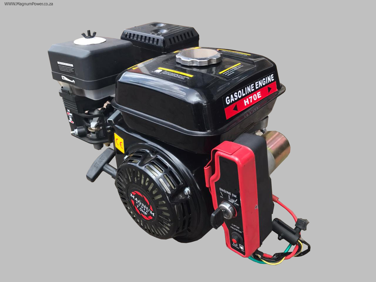 Petrol Engine 170F/7hp Horizontal Shaft, with Electric Start,  Vat Inclusive