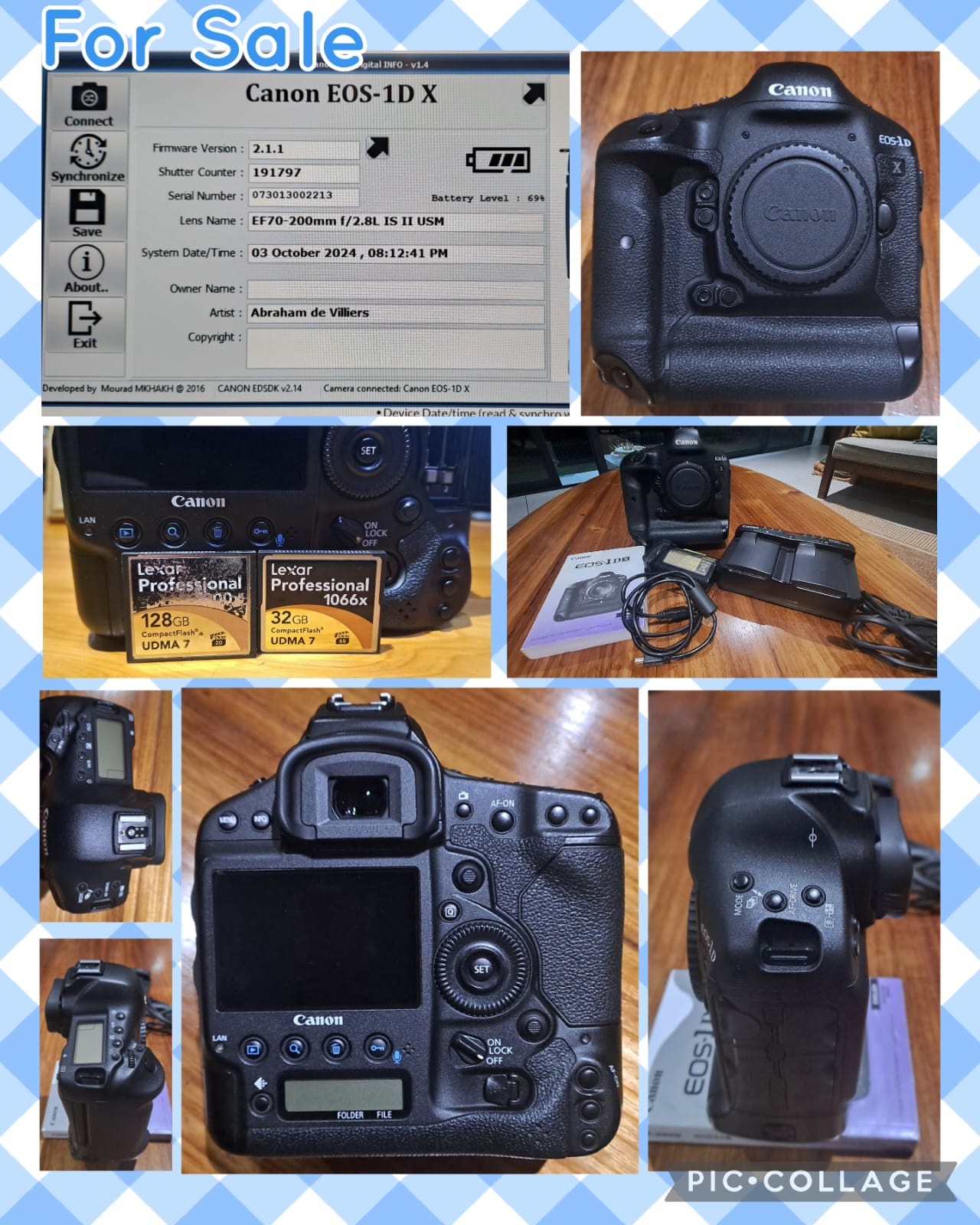 CANON EOS 1D X BODY ONLY CANON EOS 1D X BODY ONLY