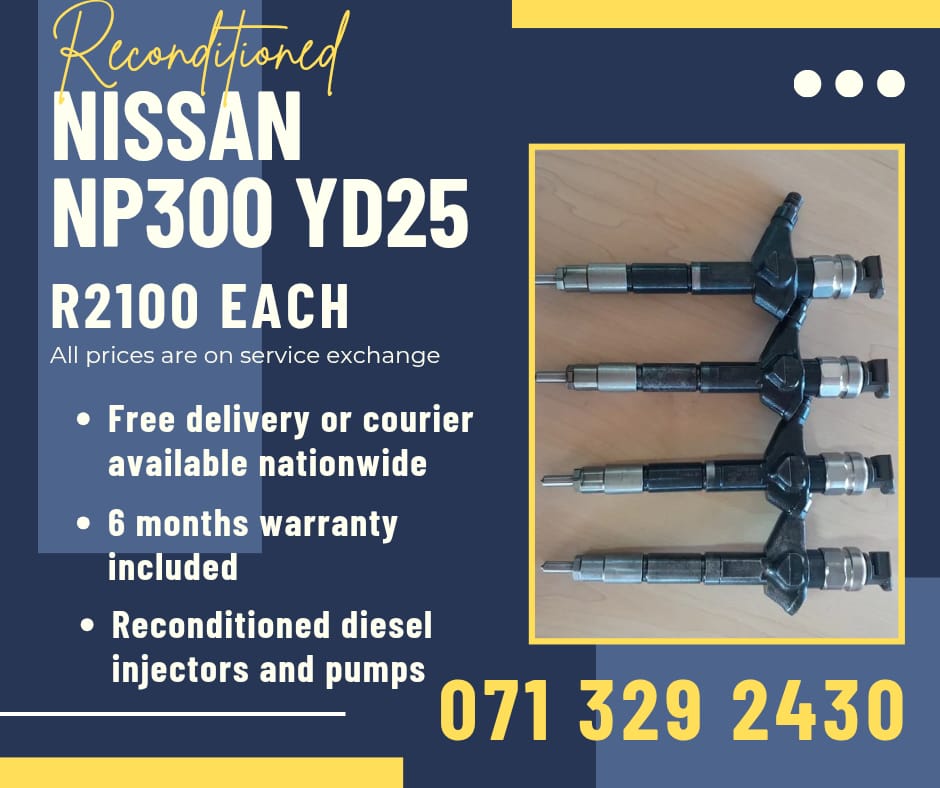 NISSAN NP300 2.5 INJECTORS FOR SALE WITH WARRANTY - Private Seller NISSAN NP300 2.5 INJECTORS FOR SALE WITH WARRANTY - Private Seller