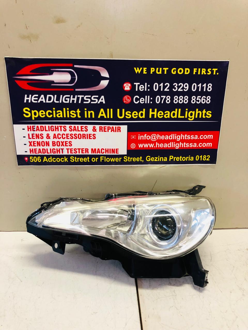 Toyota GT86 and Subaru BRZ left side xenon headlight (2014) - Private Seller Toyota GT86 and Subaru BRZ left side xenon headlight (2014) - Private Seller