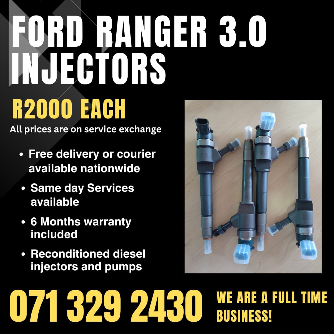 FORD RANGER 3.0 INJECTORS FOR SALE WITH WARRANTY - Private Seller FORD RANGER 3.0 INJECTORS FOR SALE WITH WARRANTY - Private Seller