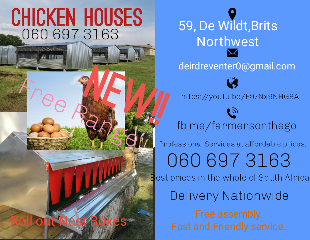 Chicken House specialists De Wildt Brits Northwest  