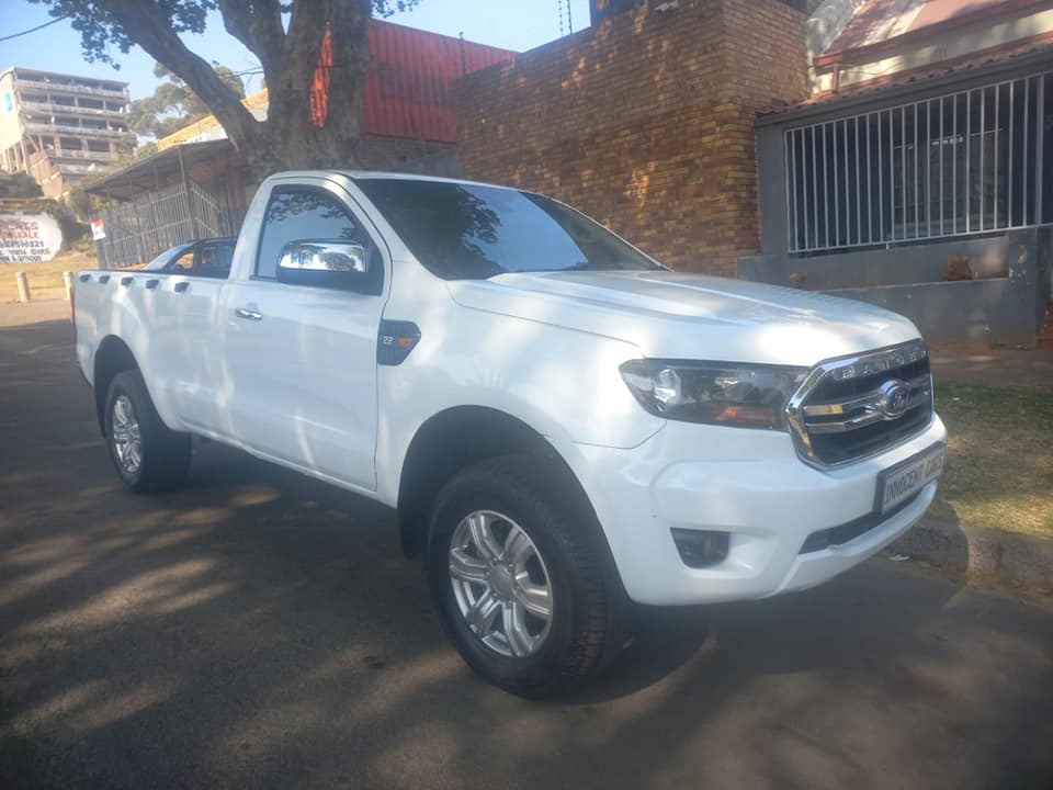 2020 FORD RANGER 2.2 XLS DIESEL, SINGLE CAB, MANUAL, WHITE COLOR, MILEAGE 91000KMS