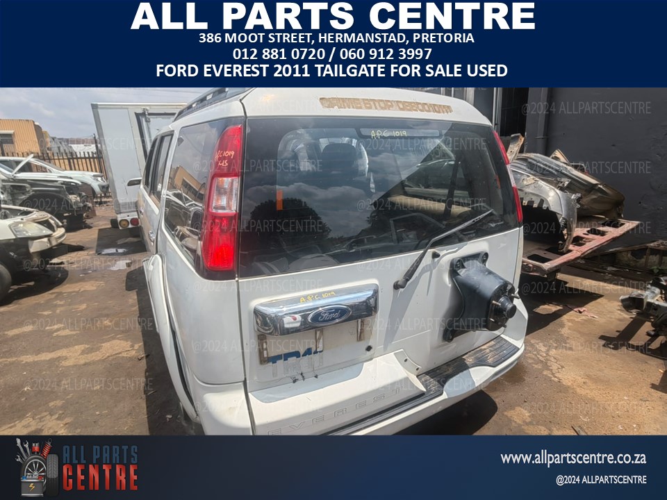 used Ford Everest tailgate for sale