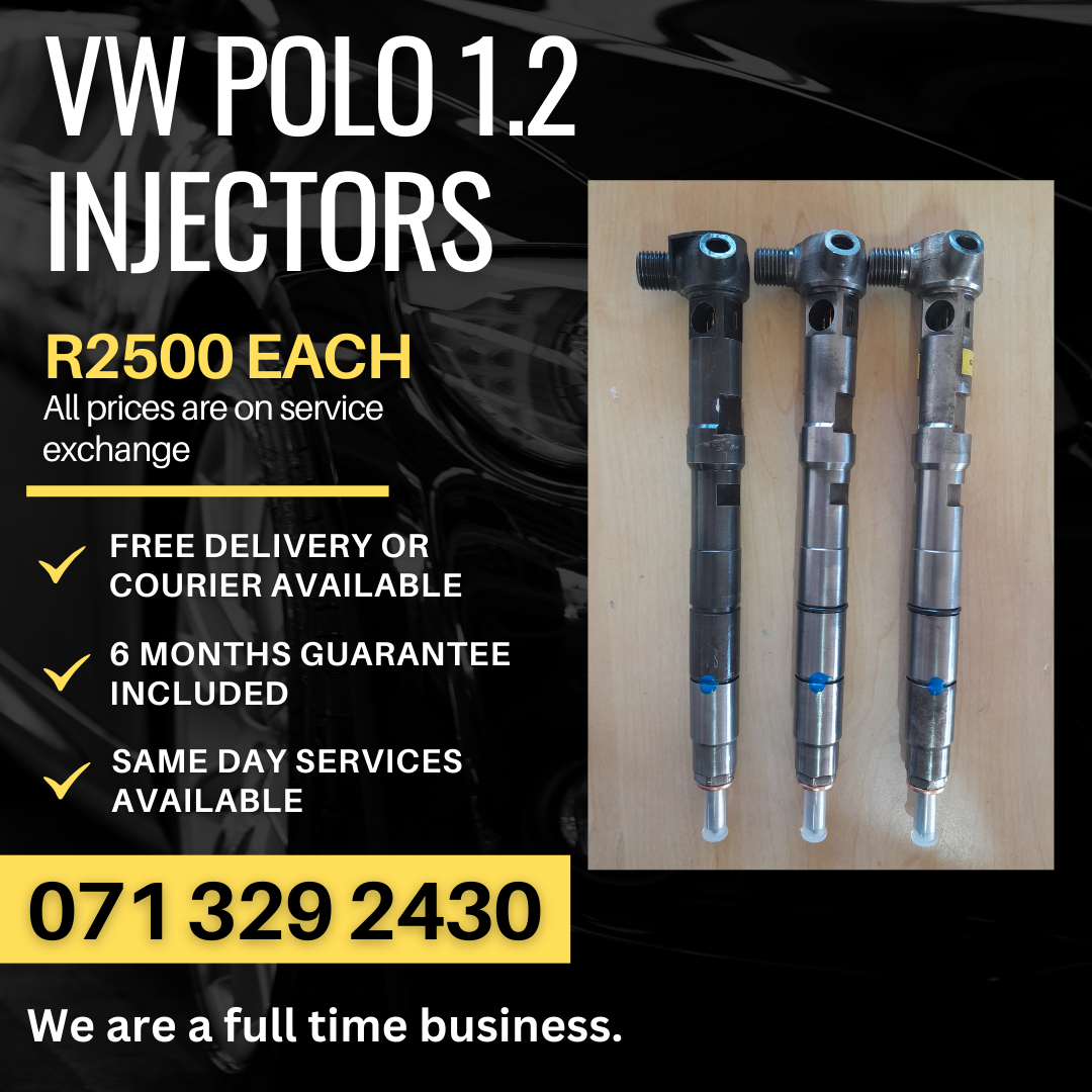 VW POLO 1.2 DIESEL INJECTORS FOR SALE WITH WARRANTY - Private Seller