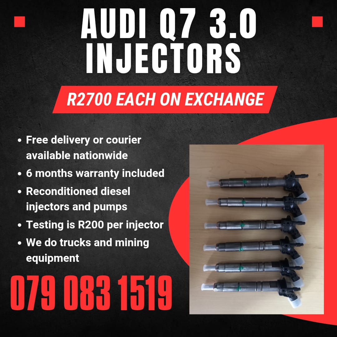 AUDI Q7 3.0 INJECTORS FOR SALE WITH WARRANTY INCLUDED - Private Seller AUDI Q7 3.0 INJECTORS FOR SALE WITH WARRANTY INCLUDED - Private Seller