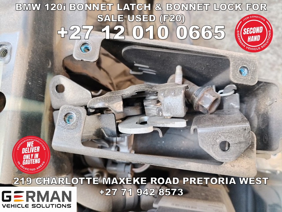 BMW 120i bonnet latch & bonnet lock for sale used (f20) - Private Seller BMW 120i bonnet latch & bonnet lock for sale used (f20) - Private Seller