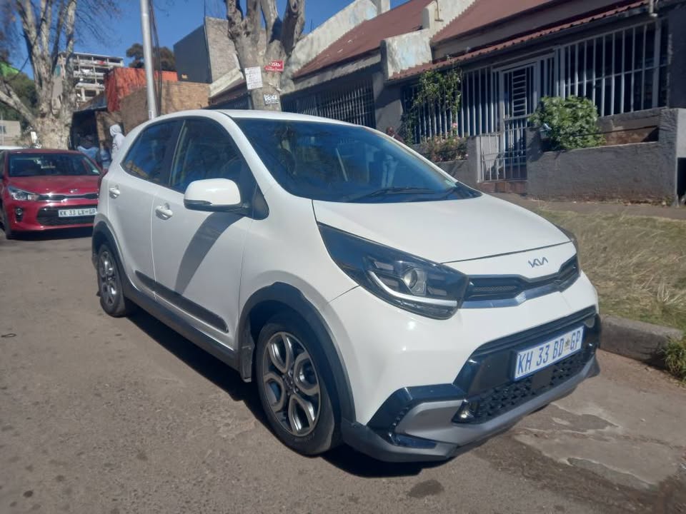 2021 Kia Picanto 1.2 Xline, Petrol, Automatic, White, Leather seats,Reverse camera