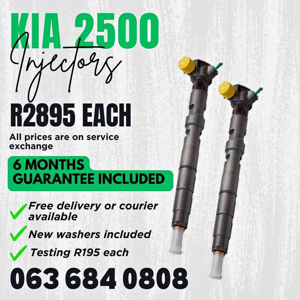 KIA 2500 DIESEL INJECTORS FOR SALE WITH WARRANTY