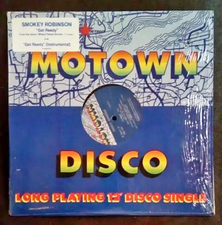 Smokey Robinson – Get Ready 12" Single Record Smokey Robinson – Get Ready 12" Single Record
