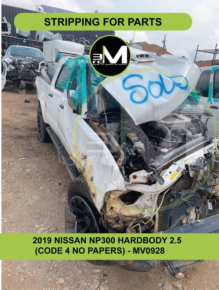 2019 NISSAN NP300 HARDBODY 2.5 STRIPPING FOR PARTS - MV0928 - Private Seller