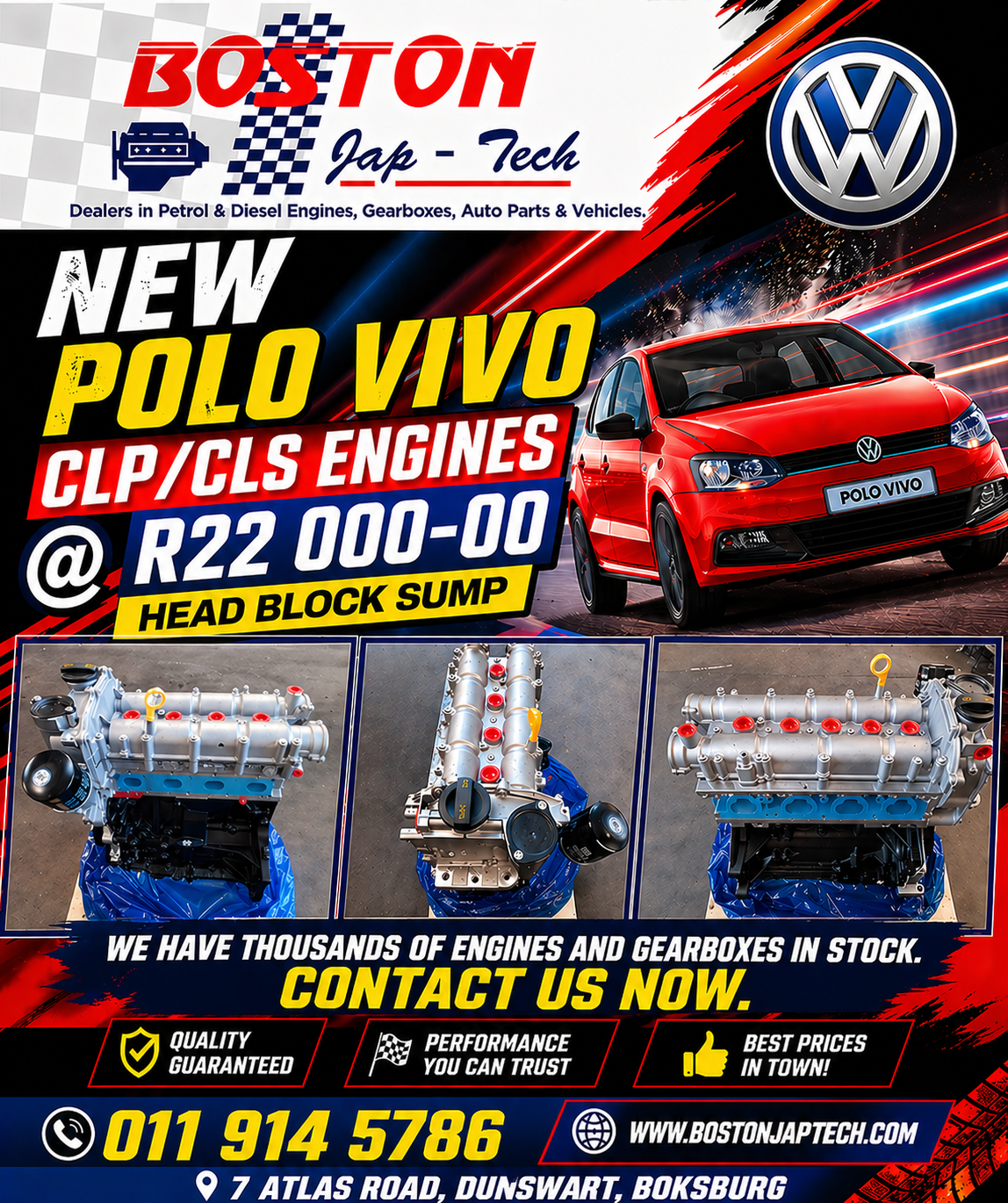 VW CLP/CLS New HBS Engines - Private Seller VW CLP/CLS New HBS Engines - Private Seller