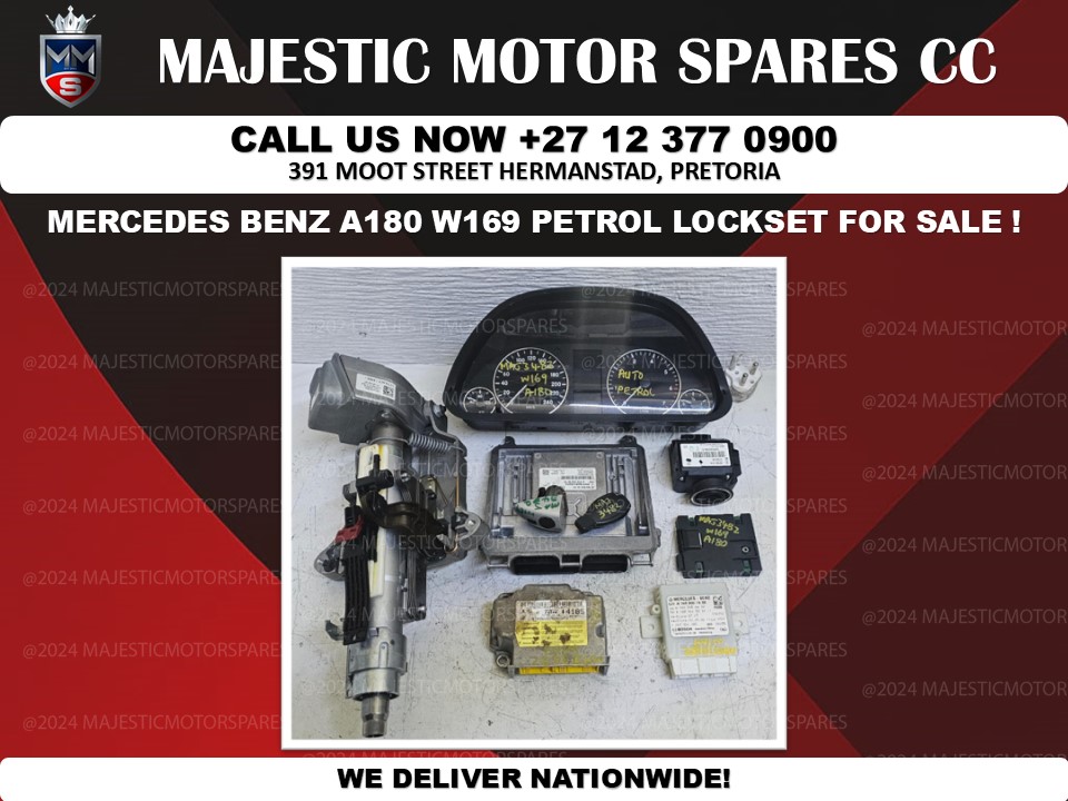 For Sale: Mercedes-Benz A180 W169 Petrol Lockset – Complete (USED)