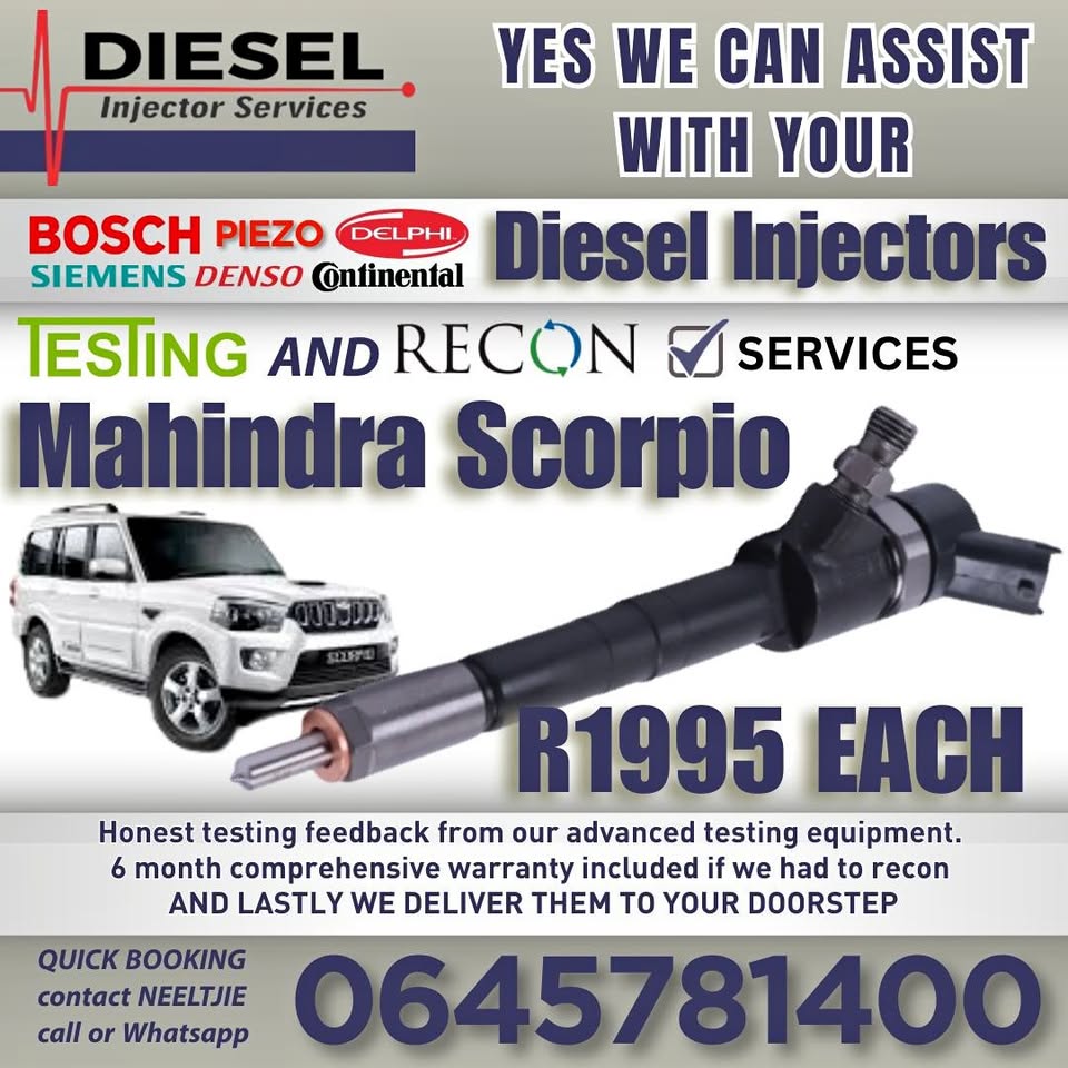 Mahindra Scorpio diesel injectors for sale - Private Seller Mahindra Scorpio diesel injectors for sale - Private Seller