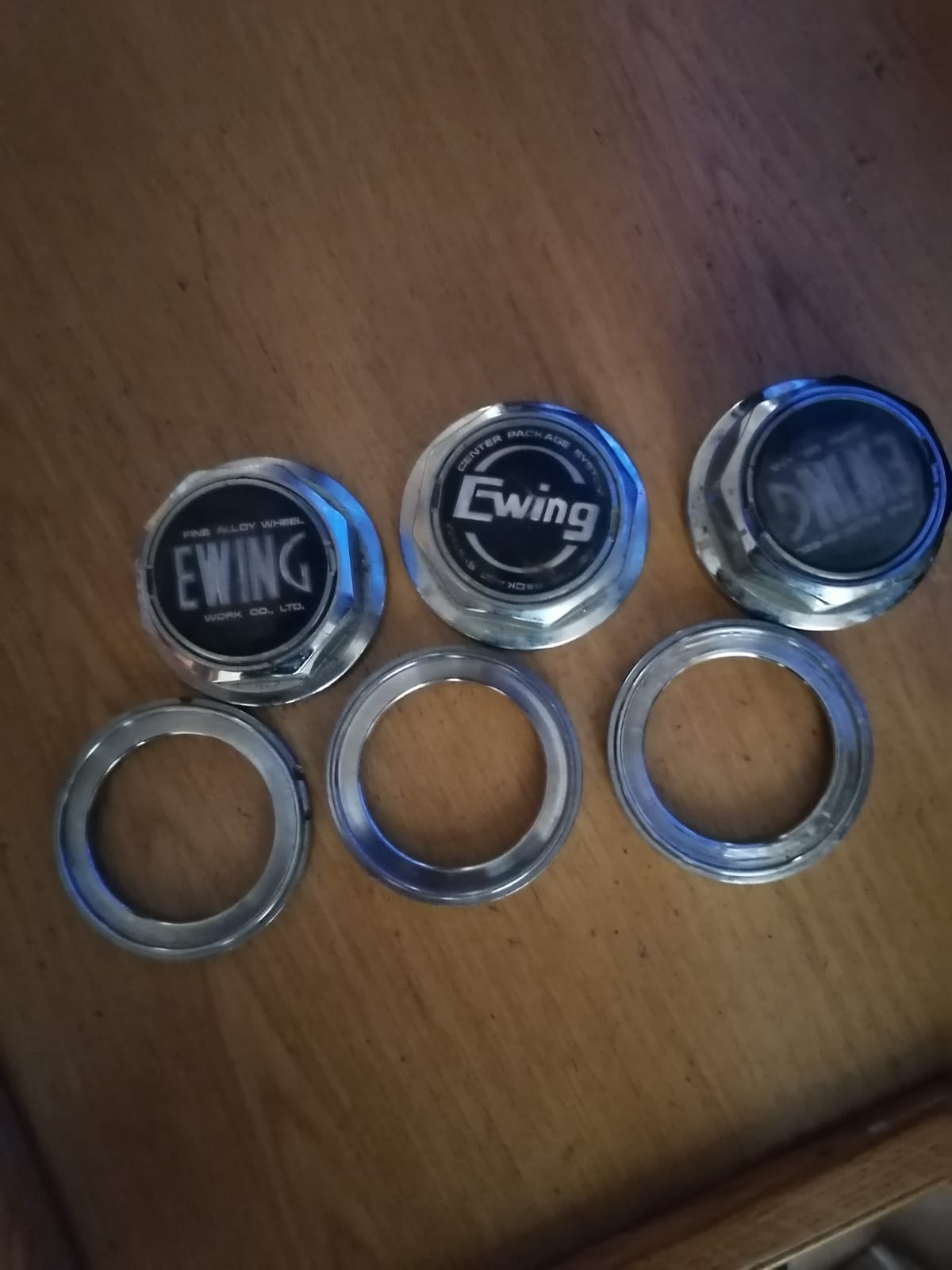 Original Ewing Mag Center Caps x3 Only For Sale