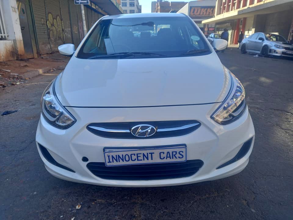 2016 HYUNDAI ACCENT 1.6 PETROL, MANUAL, WHITE COLOUR