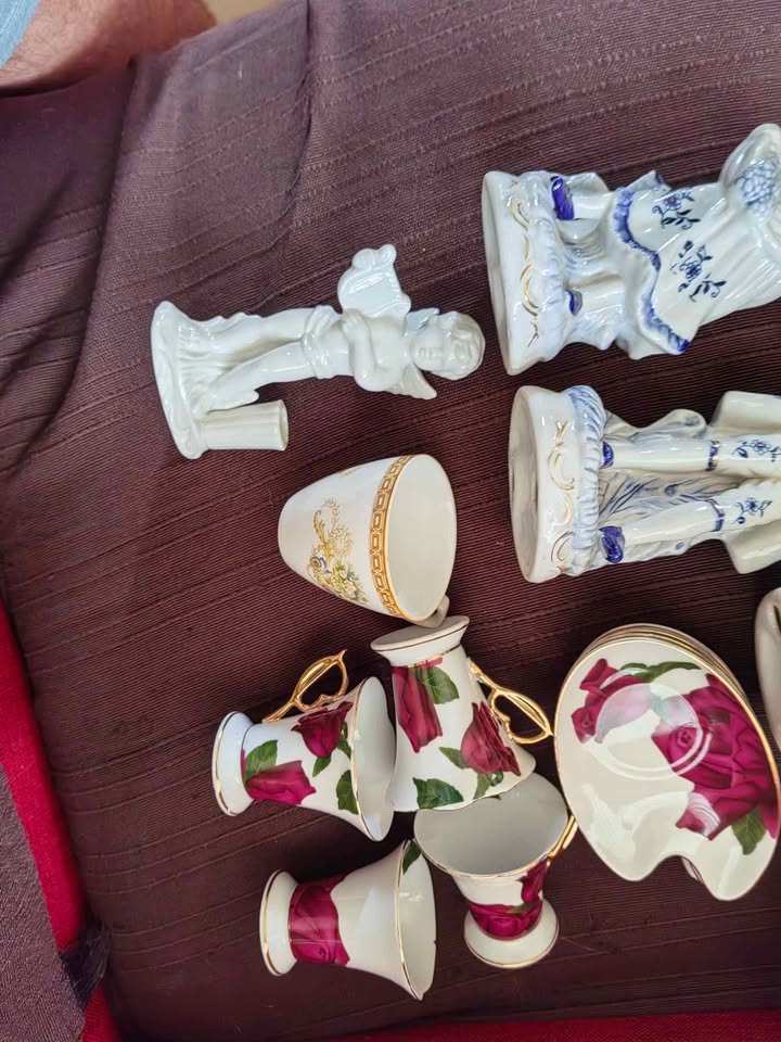 Various ornaments for sale all must go together