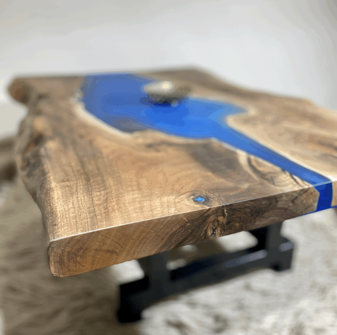 Dark Oceania Deluxe Epoxy Coffee Table