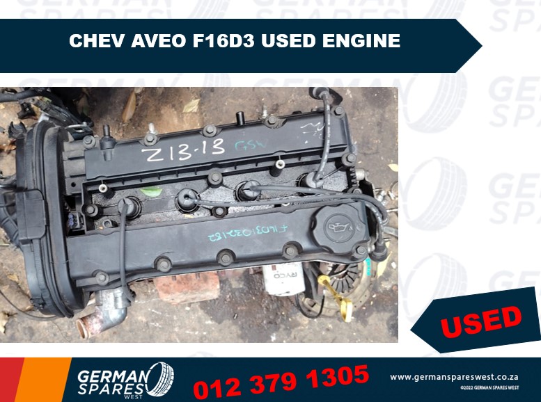 Chev Aveo F16D3 Used Engine - Private Seller Chev Aveo F16D3 Used Engine - Private Seller