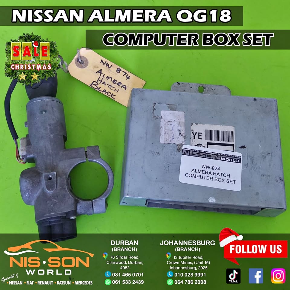 NISSAN ALMERA QG18 COMPUTER BOX SET | Junk Mail Marketplace