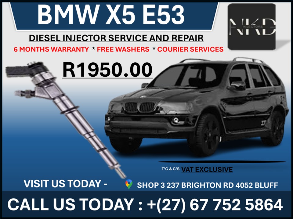 BMW X5 E53 Diesel Injectors on Recondition