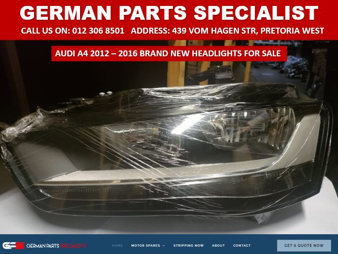 AUDI A4 2012 – 2016 BRAND NEW HEADLIGHTS FOR SALE - Private Seller AUDI A4 2012 – 2016 BRAND NEW HEADLIGHTS FOR SALE - Private Seller