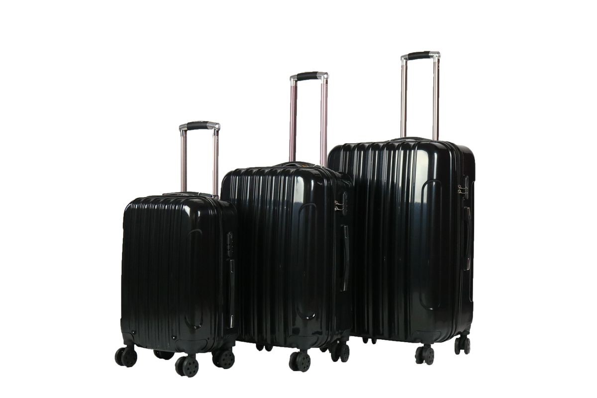 Berkley Jensen Spinner Luggage Set Black BJs Wholesale Club lupon.gov.ph