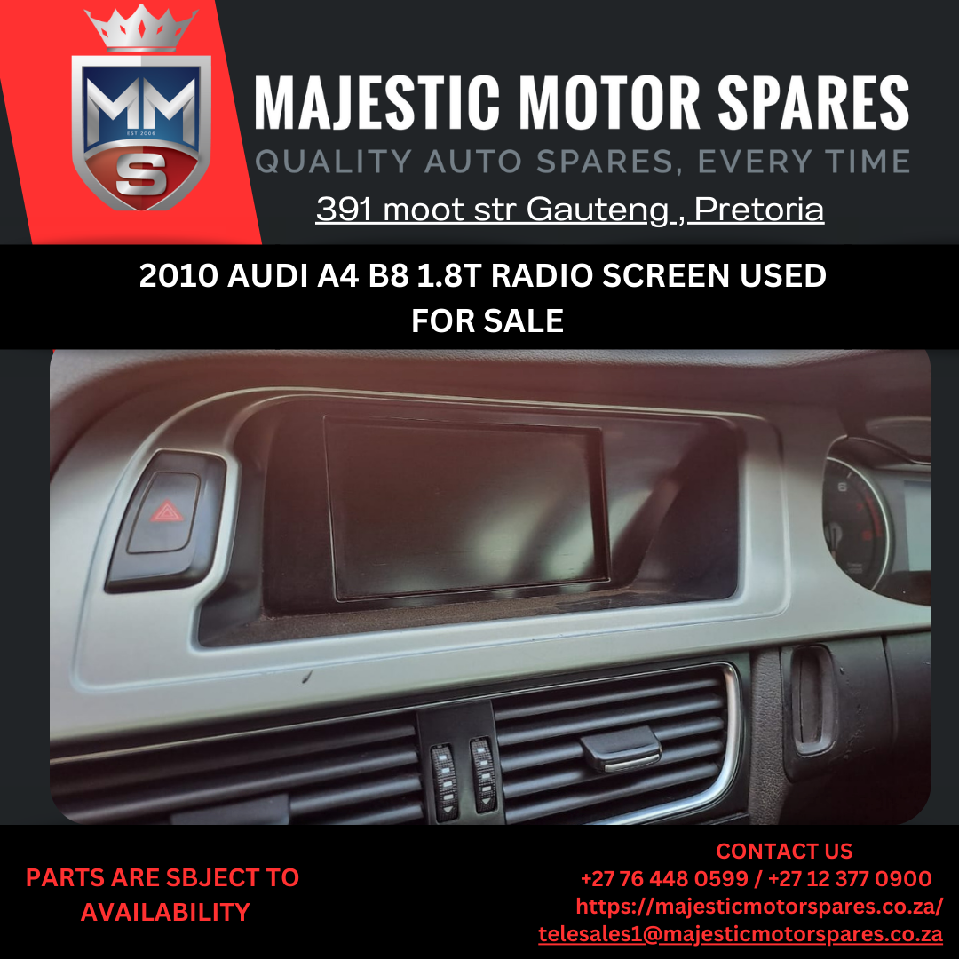2010 Audi A4 B8 1.8T Radio screen - Private Seller 2010 Audi A4 B8 1.8T Radio screen - Private Seller