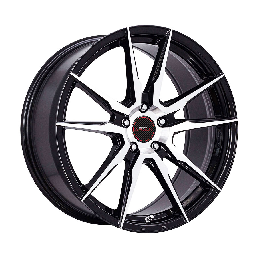 19″ A-Line Baltic Black Machine Face 5/112 8.5j ET42 Flow Form 73.1 750kg Alloy Wheels