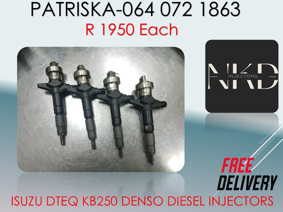 ISUZU DTEQ KB250 DIESEL INJECTORS FOR SALE - Private Seller ISUZU DTEQ KB250 DIESEL INJECTORS FOR SALE - Private Seller