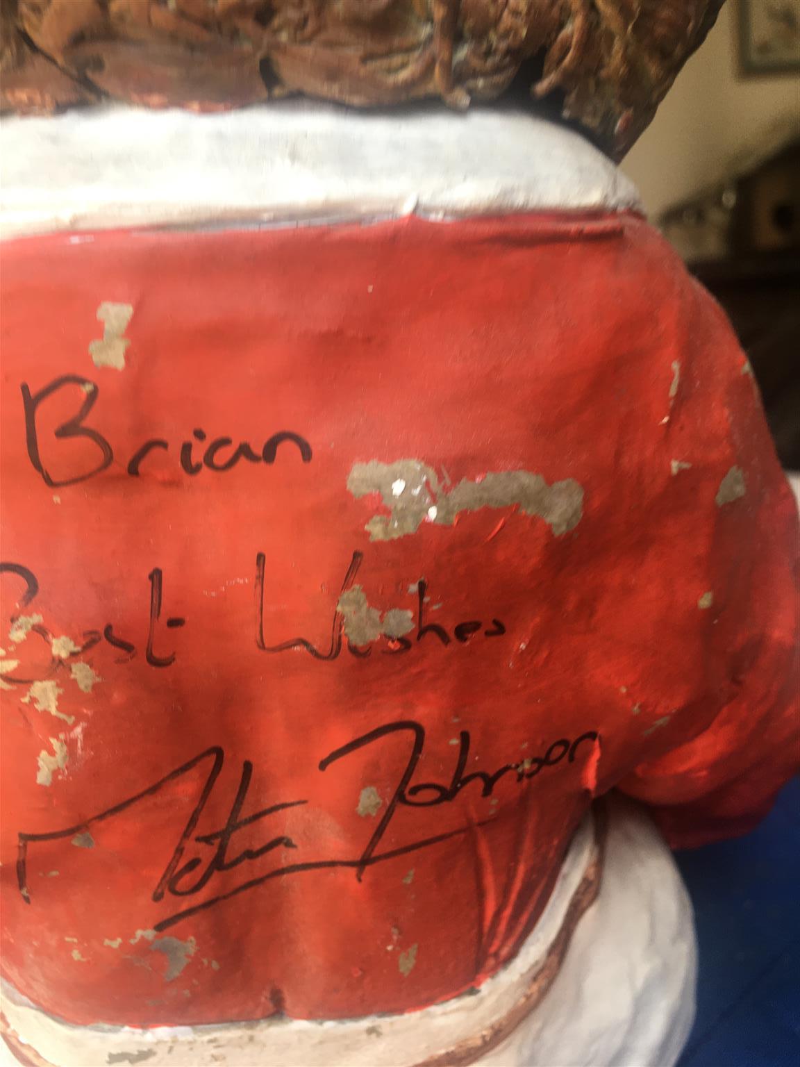 Rugby memorabilia - Captain Martin Johnson signature