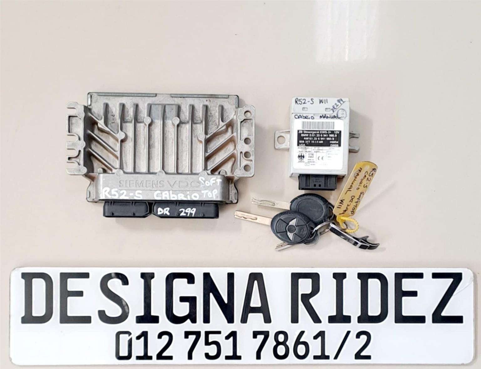 MINI COOPER R52-S AND R53-S LOCK-SETS FOR SALE COMPLETE MINI COOPER R52-S AND R53-S LOCK-SETS FOR SALE COMPLETE