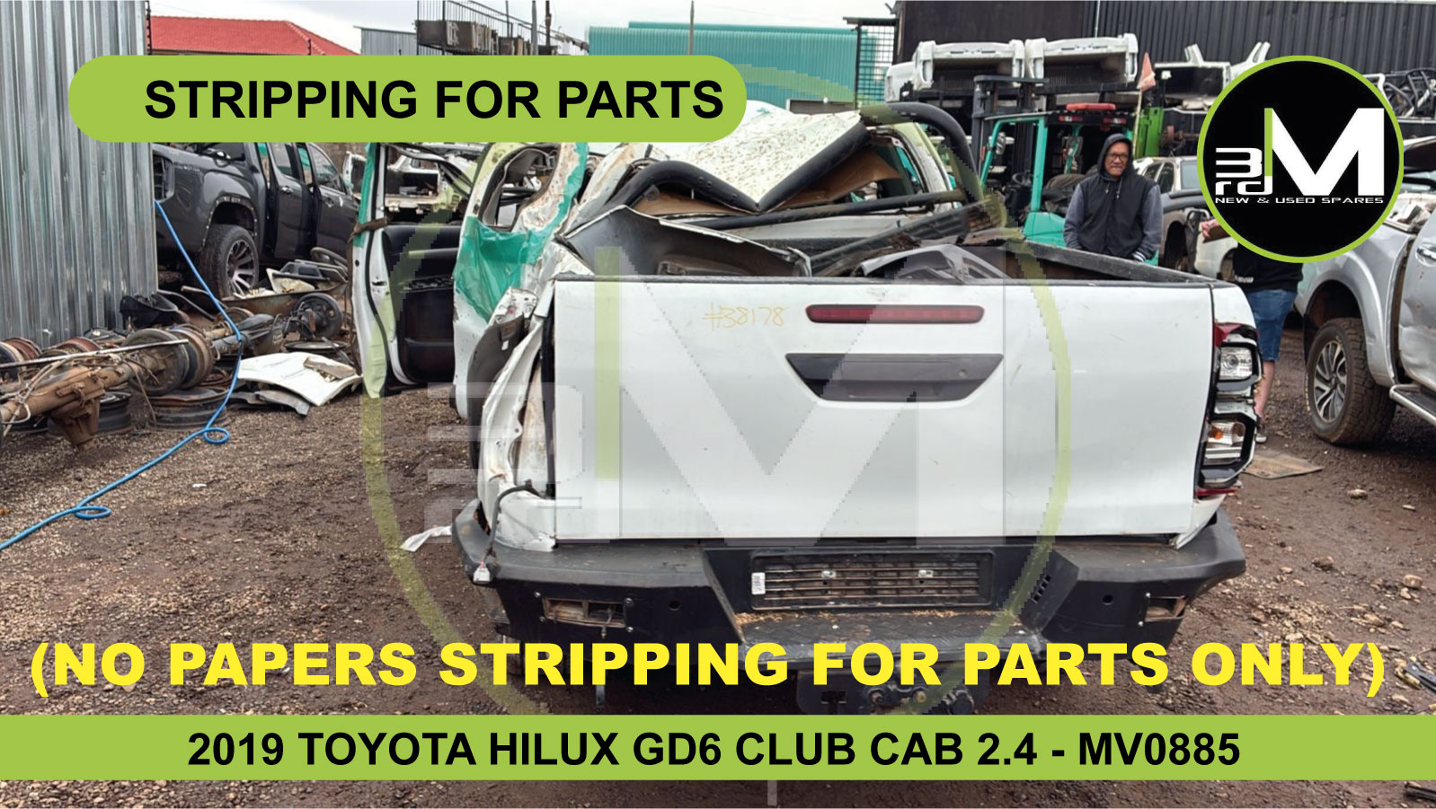 2019 TOYOTA HILUX GD6 CLUB CAB 2.4 MV0885 - Private Seller 2019 TOYOTA HILUX GD6 CLUB CAB 2.4 MV0885 - Private Seller
