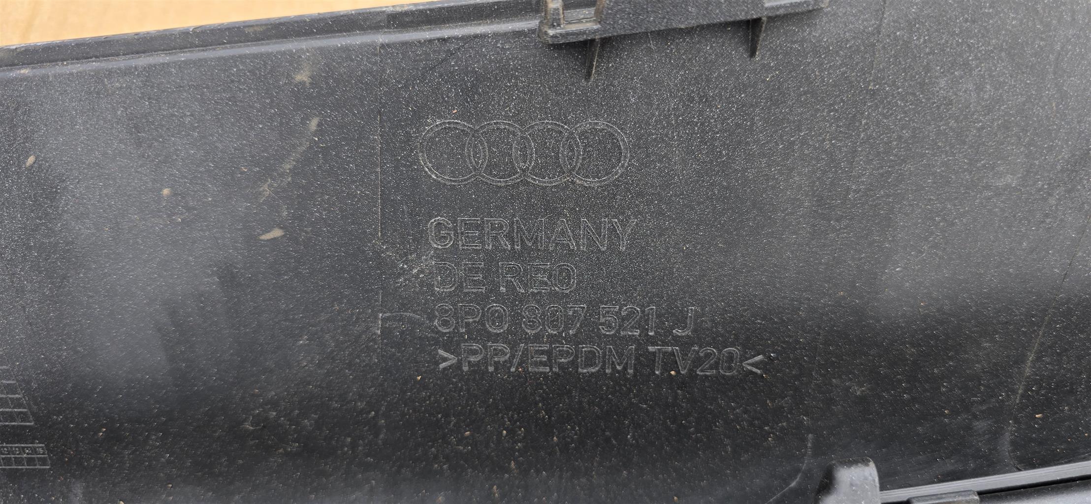 New oem rear bumper spoiler Audi a3 8p 8p0807521j - Private Seller New oem rear bumper spoiler Audi a3 8p 8p0807521j - Private Seller